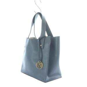 FURLA ハンドバッグ 水色 ライトブルー チャーム付き G6516 /RI OS