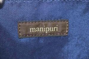 manipuri ビニールハンドバッグ スカーフ クリア /YO32