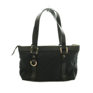 GUCCI アビー ハンドバッグ モノグラム柄 ブラック 141471