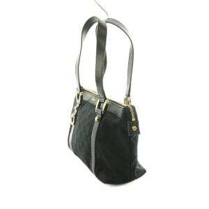 GUCCI アビー ハンドバッグ モノグラム柄 ブラック 141471