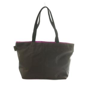 Hervé Chapelier 904N ナイロンスクエアショルダーL バッグ トートバッグ 茶 黒 紫 /MI OS SH