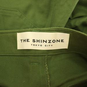 Shinzone BAKER PANTS ベイカーパンツ テーパード ハイウエスト 34 カーキ /MY OS
