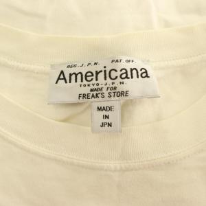 AMERICANA ロゴ Tシャツ 半袖 プリント ホワイト /MY OS