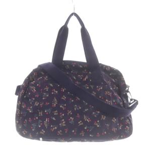 LesportSAC 花柄 2WAYバッグ ショルダーバッグ ハンドバッグ 紫 パープル /SR