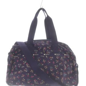 LesportSAC 花柄 2WAYバッグ ショルダーバッグ ハンドバッグ 紫 パープル /SR