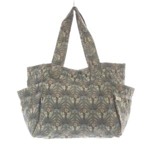 LesportSAC 花柄 トートバッグ ハンドバッグ グレー /SR
