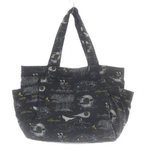 LesportSAC ササキハルキ イクラデザイン トートバッグ ハンドバッグ 黒 ブラック /SR
