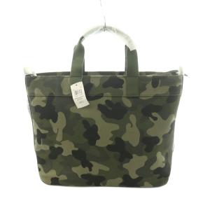 COACH 迷彩 2way トートバッグ カーキ CY805