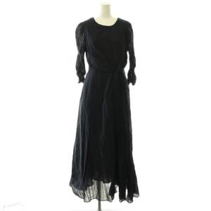 ×Kanako Sato Cotton Jqd Twisted Waist Dress ドレス ワンピース