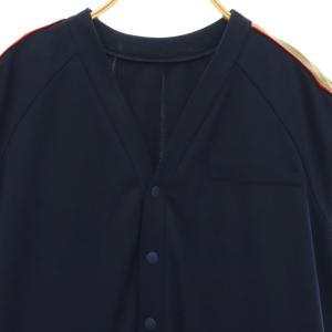 Ameri VINTAGE JERSEY TRACKSUIT VEST ベスト 前開き F ネイビー /HK OS SH