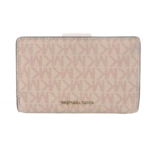 GREENWICH ロゴプレート付きコンパクト二つ折り財布 ピンク /SR