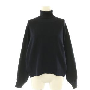 25AW ハイネックドルマンニット セーター プルオーバー F ネイビー /CX OS