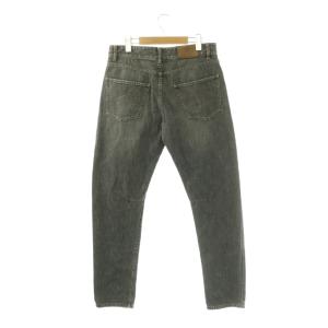 BRUNELLO CUCINELLI デニム ジーンズ パンツ テーパード セルビッチ 46 グレー /MI OS AD