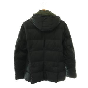 BRUNELLO CUCINELLI ナイロン フーデッド ダウンジャケット XS ブラック カーキ