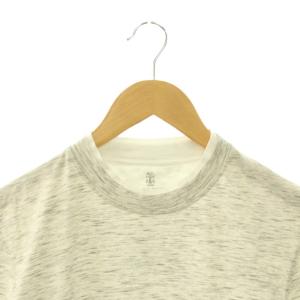 BRUNELLO CUCINELLI レイヤード調 Tシャツ カットソー S グレー 白 /MI OS AD