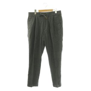 LEISURE FIT ドローコード ヘリンボーン パンツ 48 グレー