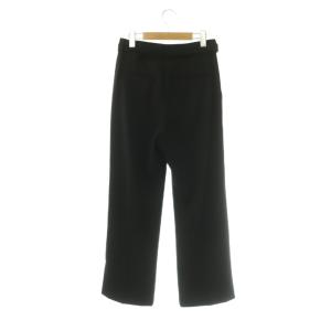 Spick&Span 24AW PEカルゼベルテッドパンツ ワイド 38 濃紺 /MI OS