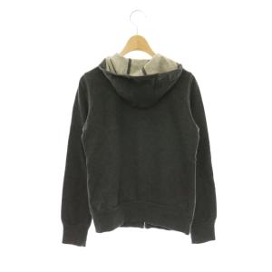 BURBERRY BLUE LABEL ジップアップ パーカー 長袖 38 グレー /HK OS