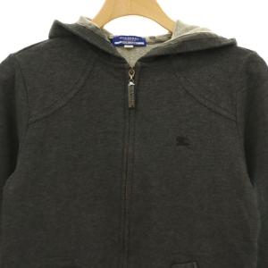 BURBERRY BLUE LABEL ジップアップ パーカー 長袖 38 グレー /HK OS