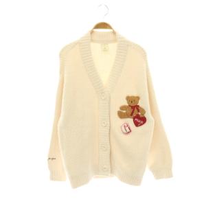 Baby Moco Bear Cardiganカーディガン ニット ルームウェア F アイボリー /HK