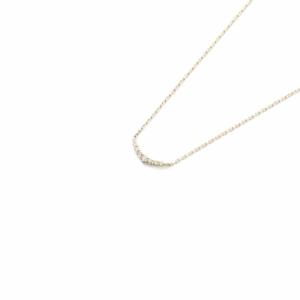 ネックレス K10 ダイヤ0.05ct