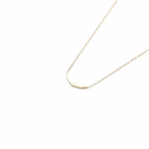 agete ネックレス K10 ダイヤ0.05ct