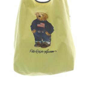 POLO RALPH LAUREN ポロベア トートバッグ 折り畳み ハンドバッグ 黄色 イエロー /SR