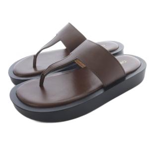 THONG PLATFORM サンダル Deuxieme Classe取り扱い フェイクレザー 6 茶色