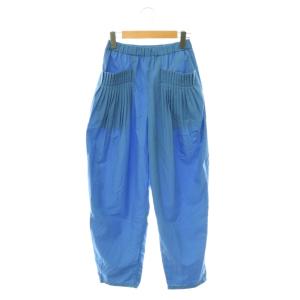 25SS プリーツポケットタックパンツ バルーンパンツ S スカイブルー /ES OS