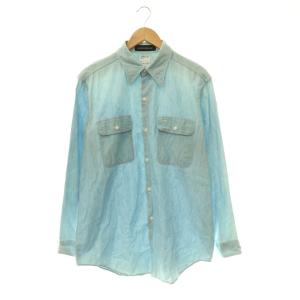 HAMPTON CHAMBRAY シャツ シャンブレーシャツ コットン 長袖 02 ライトブルー /HS