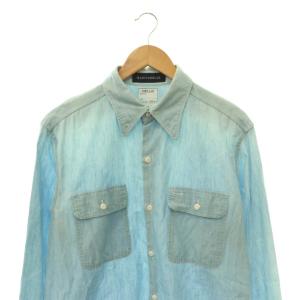 MADISONBLUE HAMPTON CHAMBRAY シャツ シャンブレーシャツ コットン 長袖 02 ライトブルー /HS