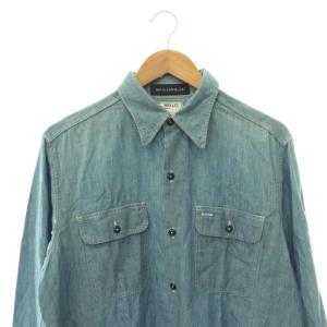 MADISONBLUE HAMPTON CHAMBRAY シャツ シャンブレーシャツ コットン 長袖 02 ライトブルー /HS