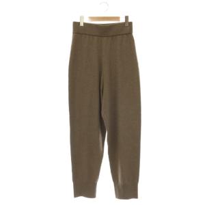 25AW ウールカシミヤニットパンツ イージー F モカ /DO OS