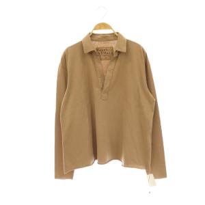 Patrick Popover Henley スキッパー プルオーバー カットソー 長袖 S ブラウン