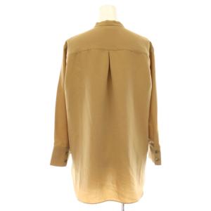 Theory PRIME GGT TIE BLOUSE ブラウス シャツ 長袖 S キャメル色 /SY OS