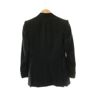 BOTTEGA VENETA ダブルスーツピークドラペル テーラードジャケット パンツ ネイビー ブラック
