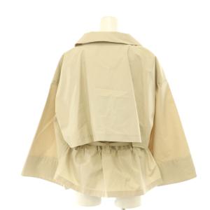 ADORE プレゼントタイプライター ジャケット スカート ロング タイト セットアップ 38 36 ベージュ /HK