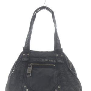 DIESEL ナイロン ショルダーバッグ ロゴ グレー /SR
