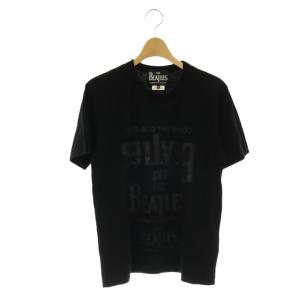 × ザビートルズ THEBEATLES AD2024 Tシャツ カットソー 半袖 M ブラック VZ-T035