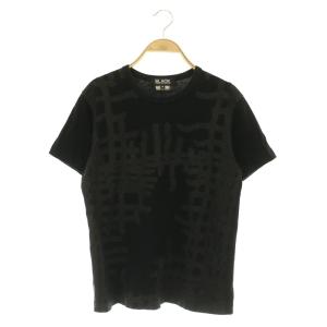グラフィックプリントTシャツ カットソー 半袖 クルーネック S ブラック /MY OS