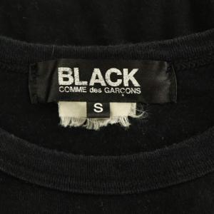 BLACK COMME des GARCONS グラフィックプリントTシャツ カットソー 半袖 クルーネック S ブラック /MY OS