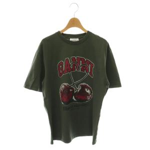 Relaxed Cherry T-Shirt Tシャツ カットソー 半袖 コットン XS グレー /NR