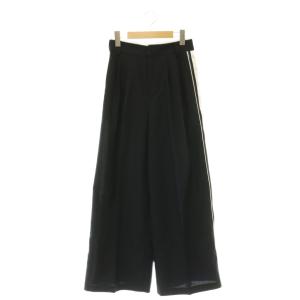 25SS サイドラインワイドパンツ タック 1 ネイビー /HK OS
