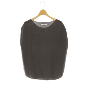 ノースリーブニット カットソー 38 チャコールグレー /DO OS