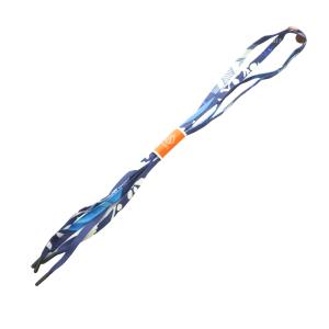 プティアッシュ シューレース 靴紐 総柄 85cm 青 /MI OS OH