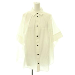 26SS drape shirt M ホワイト