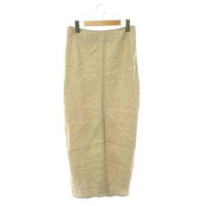 26SS OGLINEN タイトスカート リネン 34 ベージュ