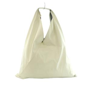 MM6 Maison Margiela CLASSIC JAPANESE HANDBAG ハンドバッグ ジャパニーズバッグ フェイクレザー 白