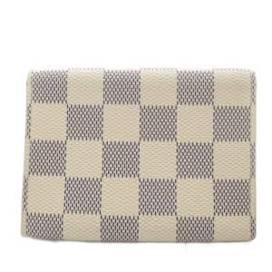LOUIS VUITTON ダミエ アズール アンヴェロップ・カルト ドゥ ヴィジット カードケース 名刺入れ ホワイト N61746