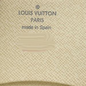LOUIS VUITTON ダミエ アズール アンヴェロップ・カルト ドゥ ヴィジット カードケース 名刺入れ ホワイト N61746